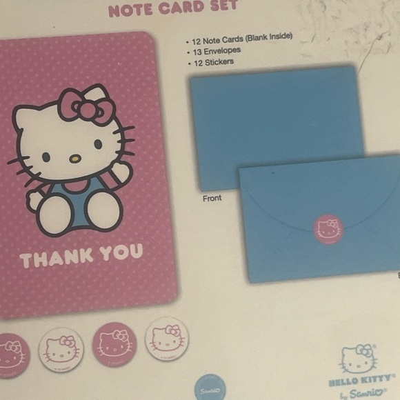 HELLO KITTY THANK YOU CARDS , NIB - Picture 5 of 7